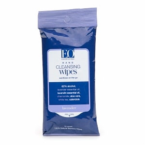 UPC 636874121338 product image for EO Cleansing Hand Wipes, Lavender, 10 ea | upcitemdb.com