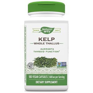 Nature's Way Kelp 660mg with Iodine, 180 capsules