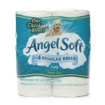 Angel Soft BathTissue, Regular Roll, Unscented