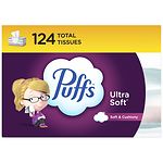 Puffs Ultra Soft & Strong Facial Tissues, 1 box