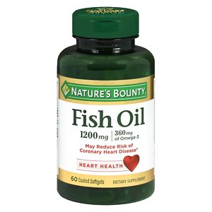 Nature's Bounty Odorless Fish Oil, 1200mg, Softgels&nbsp;
