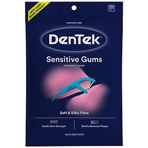 DenTek Comfort Clean Floss Picks, Cool Mint- 150 ea