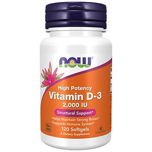 UPC 733739003676 product image for NOW Foods Vitamin D-3 2000 IU, Softgels, 120 ea | upcitemdb.com