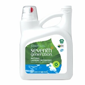 Seventh Generation Natural 2X Concentrated Liquid Laundry Detergent, 99 Loads, Free & Clear&nbsp;