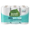 Seventh Generation Recycled Bath Tissue, Big Rolls, 12 pk, 300 sh