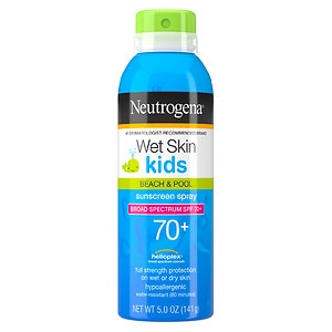 Neutrogena Wet Skin Sunblock Spray Kids SPF 70 - 5 oz