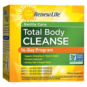 ReNew Life Organic Total Body Cleanse, 3-Part Program, 1 set