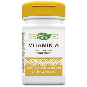 Nature's Way Vitamin A 10,000 IU, Softgels