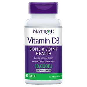 Natrol Vitamin D3, 10,000 IU, Mini Tablets