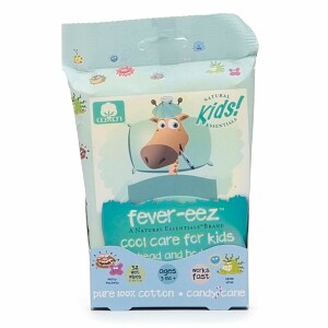 Natural Essentials Kids Fever-eez Forehead & Body Wipes