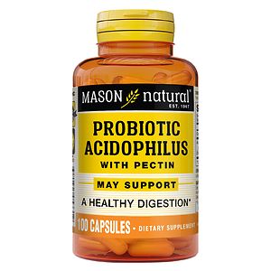 UPC 311845053312 product image for Mason Natural Acidophilus with Pectin, Capsules, 100 ea | upcitemdb.com