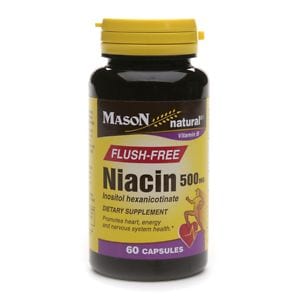 UPC 311845149954 product image for Mason Natural Flush-Free Niacin 500mg, Capsules, 60 ea | upcitemdb.com