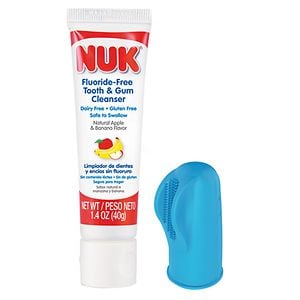 NUK Infant Tooth & Gum Cleanser, Apple & Banana, 1.4 oz