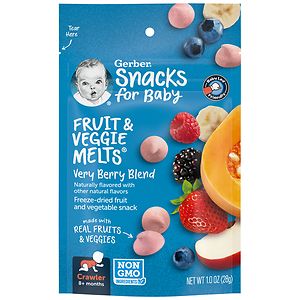 Gerber Graduates Fruit & Veggie Melts, Very Berry Blend, 1 oz