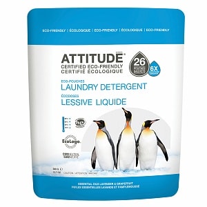 Attitude EcoPouches Laundry Detergent, 26 Loads
