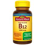Nature Made Vitamin B-12, 1000mcg, Timed Release, Tablets