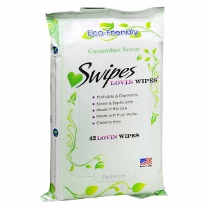 Swipes Lovin Wipes Towelettes, Cucumber