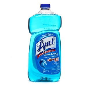 lysol cleaning