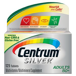 Centrum Silver Adults 50+ Multivitamin, Tablets- 125 ea