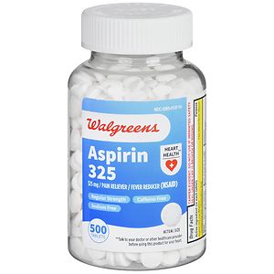 UPC 311917116518 product image for Walgreens Aspirin 325 mg Pain Reliever/Fever Reducer Tablets, 500 ea | upcitemdb.com