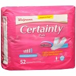 Walgreens Certainty Bladder Protection Pads for Women, Regular Absorbency