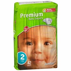 Walgreens Well Beginnings Premium Baby Diapers, Size 2, 42 ea