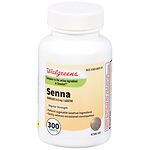 Walgreens Senna Natural Vegetable Laxative Tablets by 