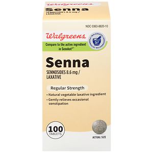 UPC 311917112015 product image for Walgreens Senna Natural Vegetable Laxative Tablets, 100 ea | upcitemdb.com