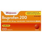 Walgreens Ibuprofen 200 mg Tablets- 100 ea