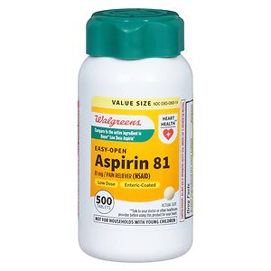 UPC 311917088303 product image for Walgreens Aspirin Low Dose Enteric Coated Tablets 81 mg, 500 ea | upcitemdb.com