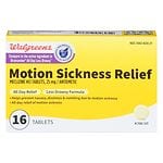 Walgreens Wal-Dram II Antiemetic Travel Sickness Tablets