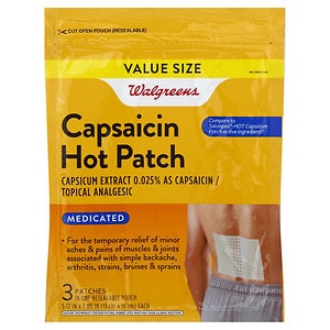 Walgreens Capsaicin Hot Patches Topical Analgesic