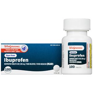 UPC 311917088204 product image for Walgreens Ibuprofen Tablets Color Free and Dye Free, 100 ea | upcitemdb.com