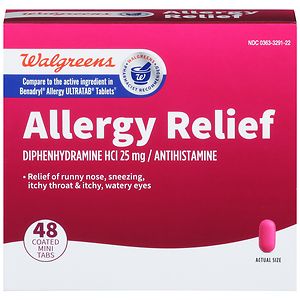 UPC 311917071930 product image for Walgreens Wal-Dryl Allergy Relief, Coated Mini Tabs, 48 ea | upcitemdb.com