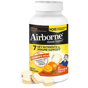 Airborne Chewable Tablets, Citrus