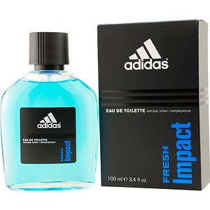 Adidas Eau de Toilette Spray for Men, Fresh Impact