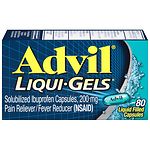 Advil Advanced Medicine for Pain, 200mg, Liqui-Gels- 80 ea