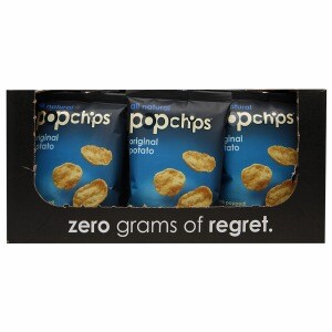Popchips Popped Snack Chips, Original, 24 x 0.8oz bags