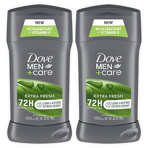 Dove Men+Care 48h Antiperspirant & Deodorant, Twin Pack, Extra Fresh, 2 ea