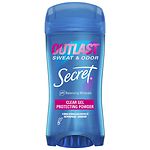 Secret Outlast Clear Gel Women's Antiperspirant & Deodorant , Protecting Powder- 2.6 oz