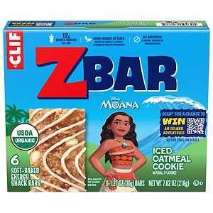 Clif Kid Organic ZBar 6 pack, Iced Oatmeal Cookie