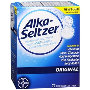 UPC 016500546054 product image for Alka-Seltzer Effervescent Tablets, Original, 72 ea | upcitemdb.com