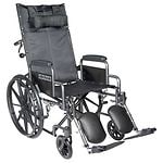 Drive Medical Silver Sport Reclining Wheelchair