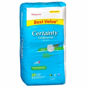 Walgreens Certainty Unisex X Large Underwear Maximum Absorbency