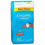 Walgreens Certainty Unisex Large Underwear Moderate Absorbency