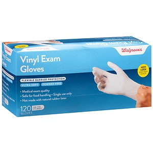 Walgreens Exam Glove 3G Vinyl, One Size
