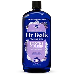 Dr. Teal's Therapeutic Solutions Foaming Bath, Soothe & Sleep with Lavender