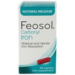 Feosol Carbonyl Iron, Natural Release, Caplets
