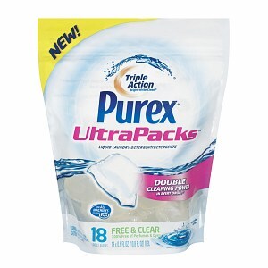 UPC 024200002510 product image for Purex UltraPacks Liquid Laundry Detergent, Free and Clear, 18 ct | upcitemdb.com