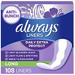 Always Xtra Protection Daily Liners, Jumbo Pack